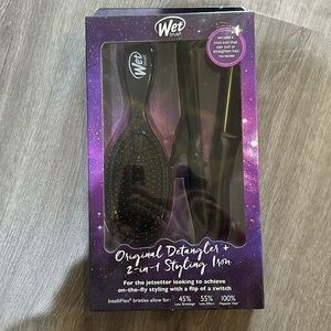 Wet brush original detangler & 2-in-1 styling iron